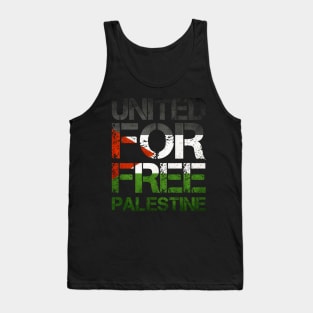United For Free Palestine - Stand Together Like Brother Tank Top